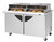 Turbo Air TST-60SD-24-N-DS 60.25'' 2 Door Counter Height Mega Top Refrigerated Sandwich / Salad Prep Table Refrigerant R290, 19 Cu. Ft.