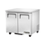 True TUC-36-HC 36" Undercounter Refrigerator with 2 Sections, 2 Solid Door, 8.5 Cu. Ft, Refrigerant R290