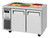 Turbo Air JBT-48-N 47.25'' 2 Door ADA Height Refrigerated Sandwich / Salad Prep Table with Standard Top  Refrigerant R290,  11  Cu. Ft.