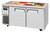 Turbo Air JBT-60-N 59'' 2 Door ADA Height Refrigerated Sandwich / Salad Prep Table with Standard Top  Refrigerant R290,  15  Cu. Ft.