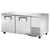 True TUC-67-HC 67" Undercounter Refrigerator with 2 Sections, 2 Solid Doors, 20.6 Cu. Ft, Refrigerant R290