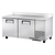 True TWT-67F-HC 67" Two Section Deep Work Top Freezer, 4 Shelves, 17.5 Cu. Ft., Refrigerant R290