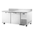 True TWT-67F-HC~SPEC3 67" Two Section 2 Solid Door Deep Work Top Freezer, 4 Shelves, 17.5 Cu. Ft., Refrigerant R290