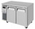 Turbo Air JUF-48S-N 47.25'' 2 Section Undercounter Freezer with 2 Left/Right Hinged Solid Doors and Front Breathing Compressor  Refrigerant  R290  8.92  Cu. Ft