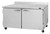 Turbo Air PWR-60-N 60.25'' 2 Door Worktop Refrigerator with Side / Rear Breathing Compressor   Refrigerant  R290  15.5  Cu. Ft