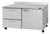 Turbo Air PWF-60-D2R(L)-N 60.25'' Worktop Freezer with Compressor   Refrigerant  R290  17.2 Cu. Ft