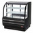 Turbo Air TCGB-48DR-W(B) 48 1/2" Full Service Dry Bakery Display Case w/ Curved Glass - (3) Levels, 115v    15.6   Cu. Ft