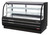 Turbo Air TCGB-72DR-W(B)  60 1/2" Full Service Dry Bakery Display Case w/ Curved Glass - (3) Levels, 115v    23.2  Cu. Ft
