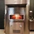 Wood Stone WS-MS-5-RFG-IR-W 64"W Mt. Adams 5' Stone Hearth Oven, Under Hearth IR Burner/Wood Burning Option, 15 Sq.Ft Cooking Surface, (10) 12" Pizza Capacity, (188,000-NG/159,000-LP) BTUs/hr