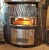 Wood Stone WS-MS-7-RFG-W 88"W Mt. Rainer 7' Stone Hearth Oven, Radiant Gas Flame in Dome/Wood Burning Option, 31 Sq.Ft Cooking Surface, (16-20) 12" Pizza Capacity, (123,000-NG/142,000-LP) BTUs/hr