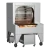 Wood Stone WS-SFR-10-BROILER Mt. Olympus 62"W Solid Fuel Commercial Rotisserie Oven,with Charbroiler, 60–70 Chickens Capacity, Rear Load and Unload, 10-Spit