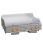 Wood Stone WS-GPL-3636-CT 36"W Countertop Gas Plancha Griddles, Steel Flat Top, Three Heat Zones, (75,000-NG/72,000-LP) BTUs/hr