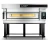 Moretti Forni S125E1 48.75"W serie S Single-Deck Electric Pizza Bake Oven Steel Finish, Brick Baking Surface,16 Pizza Capacity, 1 Baking Chamber 48.75"Wx49.80D"x6.25"H, 17.3kW