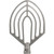Hobart 00-275448 (or Equivalent) BEATER/PADDLE FOR HOBART 80 QT.(26-3844)