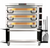 PizzaMaster PM 733ED - 700 Series Modular Electric Pizza Deck Oven, Full Size and Highly Efficient, Hearthstone Clay, 3 Decks, Baking Surface 42"W x 28"D, 208/240V, 1/3 Phase, 9.5 kW