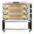 PizzaMaster PM 842ED - 800 Series Modular Deck Type Electric Pizza Bake Oven, Excellent Heat Distribution/Highly Efficient, 2 Decks, Baking Surface 64"W x 32"D, 230V, 1/3 Phase, 17.0 kW
