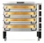 PizzaMaster PM 945ED - 900 Series Modular Deck Type Electric Pizza Bake Oven, 3 Heat Zones Top, Bottom, Front/XTREME Performance , 5 Decks, Baking Surface 72"W x 36"D, 208/240V, 1/3 Phase, 21.3/23.2 kW