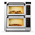 PizzaMaster PM 452ED-2 450 Series Compact Electric Stone-Hearth Performance CounterTop Pizza Bake Oven, Unique Scandinavian Design, Double Deck, 18.1" x 18.1 Deck Size, 2 Chamber/2 Stone, 7.26 kW