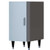 Blue Air BLDS-16-32 Equipment Stand for use with BLDN-270A, Cabinet base with locking door, Stainless Steel Exterior, 16"W x 24"D x 32"H (with 6" leg)