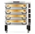 PizzaMaster PM 933ED - 900 Series Modular Deck Type Electric Pizza Bake Oven, Stone Hearth with Dual Halogen Lighting, 3 Decks, Baking Surface 54"W x 36"D, 208/240V, 1/3 Phase, 16.8/18.3 kW