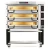 PizzaMaster PM 833ED - 800 Series Modular Deck Type Electric Pizza Bake Oven, Excellent Heat Distribution/Highly Efficient, 3 Decks, Baking Surface 48"W x 32"D, 208/240V, 1/3 Phase, 13.5/14.6 kW