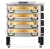 PizzaMaster PM 833ED - 800 Series Modular Deck Type Electric Pizza Bake Oven, Excellent Heat Distribution/Highly Efficient, 3 Decks, Baking Surface 48"W x 32"D, 208/240V, 1/3 Phase, 13.5/14.6 kW
