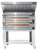 Cuppone DN635L/2CD-B6-US DONATELLO 59.5"W Electric Double Deck Commercial Pizza Bake Oven, CD Version, (6) 13" Pizzas/Deck, (2) 5.5"H Cordierite Decks - 8.4 kW/Deck