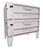 Bakers Pride 452-DSP Super Deck Series Convection Flo 8" Deck Height, 2 Deck, 2 Chamber, 54" x 34.5" Deck Size, 160,000 BTUH - Natural Gas - Display Package