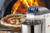 AMPTO FC60DUS Mecnosud 42"W Fork Dough Mixer 2-Speed 88 LB Flour Capacity, Fork Kneading Mixer Stainless Steel Bowl, 15.85 Gal (60 L), 9.5 Amps