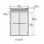 True STA2RRI89-2S-HC - 68"Wx89"H Spec Series® Commercial Roll-In Solid Door Refrigerator, Two Section Two Swincg Doors Tall Refrigerator, CPC Free Refrigerant R134A, Top Mount