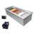 Hatco CWBX-S3 Built-in Slim Refrigerated Well 3-Pan with Drain, No Refrigeration - Evaporator Load (1130/BTU/Hr)