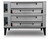 Marsal SD-660 Stacked Two 7”H x 36" x 60" Baking Chambers Commercial Double Deck Gas Pizza Ovens | 2-Stacked Ovens with Twelve 18” Pie Capacity, 7 inch High Door Per Section and (2) 36" x 60" Cooking Surfaces (2) 130,000 BTU
