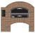 Marsal MB236 Single (Middleby) Slice Series Brick Lined Ceiling Gas Fired Deck Type Pizza Bake Oven,1 Baking Chamber, Cooking Surface 24" x 36", NAT:50,000/LP: 50,000 BTUs