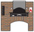 Marsal WF42/MB42 (Middleby) WF/MB Series Double Stacked Oven, Gas-Fired Deck Oven, Brick Lined Baking Chamber, 40,000 BTUs Side Burner, 36"x36"/36"x42" Cooking Surface, Wave:130,000/MB:90,000 BTUs