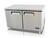 Migali C-U60R-HC Two Section Solid Hinged Door 2 Shelf 18.2 cu ft 60.2"W Stainless Steel Competitor Series Rear Mounted Reach-In Under-Counter and Work top Refrigerators | 18.2 cubic feet 60.2 inch wide Undercounter & Worktop Fridge with Double Swing Doors, R290 Refrigerant and Energy Star