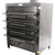 Peerless 2348B - 50"W Pizza Bake Oven, High Sections Gas Fired Multideck Oven, 4 Decks 8 Pans, Energy Efficient Steel Tubular Burners, LP/Natural Gas 96,000 BTUs