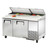 True TPP-AT-60-HC (or Equivalent) 60 In Pizza Prep Table 2-Dr, (8) 1/3 Pans (TRUTPPAT60)