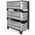 Peerless CE43BESC - 56"W Triple Stack Pizza Bake/Roast Electric Deck Oven, Solid State Relay, 3 x (42"W x 32"D Deck with 7"H Sections), 3 x (8 kW/220V 1-Ph, 50 Amps)