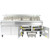 Frymaster/Dean SCFD460G Decathlon Gas Deep Fryer with (4) 75 lb. Frypots, Thermatron Controls, and Built-In Filtration - 600,000 BTU