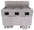Frymaster 3FQG30U FilterQuick™ Commercial Gas Fryer with Automatic Filtration - (3) Frypot 30 lb Vats High-Efficiency - FQ4000 easyTouch® Controls