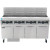 Frymaster FPPH455 High-Efficiency Commercial Gas Fryer with Built-In Filtration - (4) Unit. 200 lb Open Pot Floor Fryer w/ CM3.5 Controls - 320,000 BTU