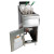Frymaster MJ140 Open Pot Gas Floor Fryer 43 lb Tube Fryer with Millivolt Controls - Master Jet Burner System - 110,000 BTU