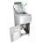 Frymaster MJ150 Open Pot Gas Floor Fryer 50 lb Open Pot Fryer with Millivolt Controls - Master Jet Burner System - 122,000 BTU