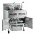 Frymaster FPRE214 High Efficiency Electric Floor Fryer - (2) 50 lb Open Pot Built-In Filtration w/ CM3.5 Controls - 14 KW/ Pot