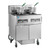Frymaster FPRE414 High Efficiency Electric Floor Fryer - (4) 50 lb Open Pot Built-In Filtration w/ CM3.5 Controls - 14 KW/ Pot