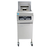 Frymaster RE17TC High Efficiency Electric Floor Fryer - 50 lb Open Pot Built-In Filtration w/ CM3.5 Controls - Temprature Controls - 17 KW/Pot