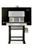 Earthstone 90-Due-PAGW Pre-Assembled Gas / Wood Fired Commercial Pizza Ovens with Pierre de Boulanger | Oven with Bakers Tiles, 4 (12”) Pizza Capacity, Oval Interior and 22.5"W x 9.75"H Single Oven Entrance 115000 BTU