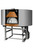 Earthstone 160-PACB Pre-Assembled Coal Burning Commercial Pizza Ovens with Pierre de Boulanger | Oven with Bakers Tiles, 18 (8”) Pizza Capacity, 64 inch Cooking Diameter and 27"W x 14.5"H Oven Entrance