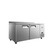 Atosa MGF67GR 67"W Side Mount Worktop Refrigerator with R290 Refrigerant & Stainless Steel Construction, 2 Section Solid Door, 18.5 Cu/Ft