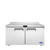 Atosa MGF8414GR 60"W 2 Section Worktop Freezer with Backsplash, R290 Refrigerant & Stainless Steel Construction, 17.2 Cu/Ft.